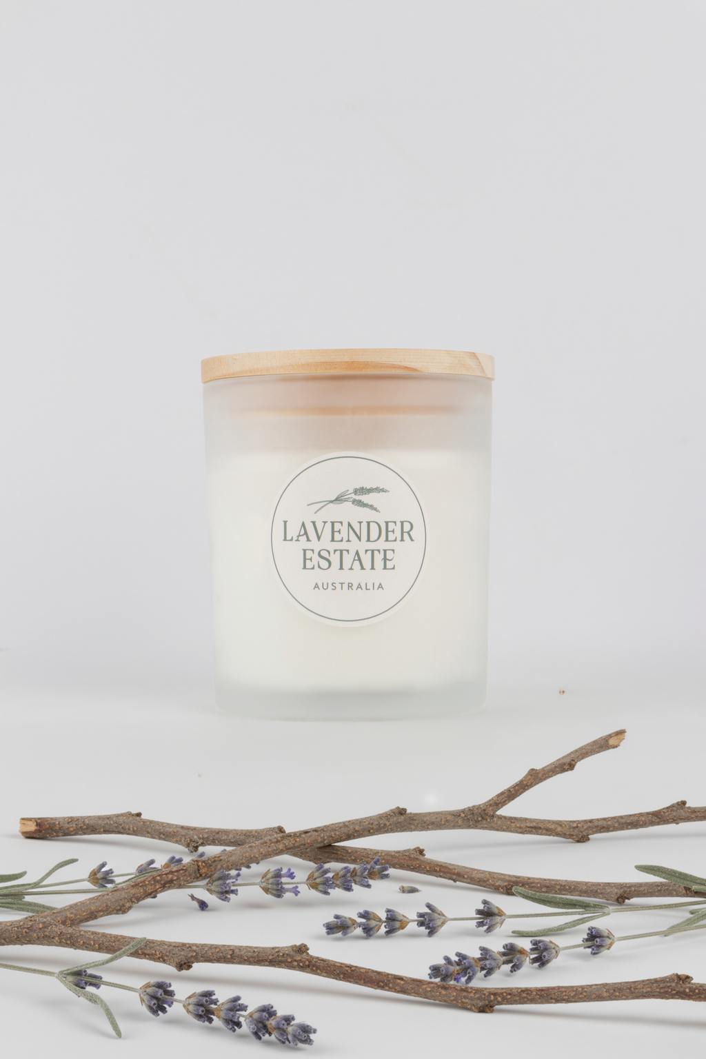 Lavender Forest Aromatherapy Beeswax Candle