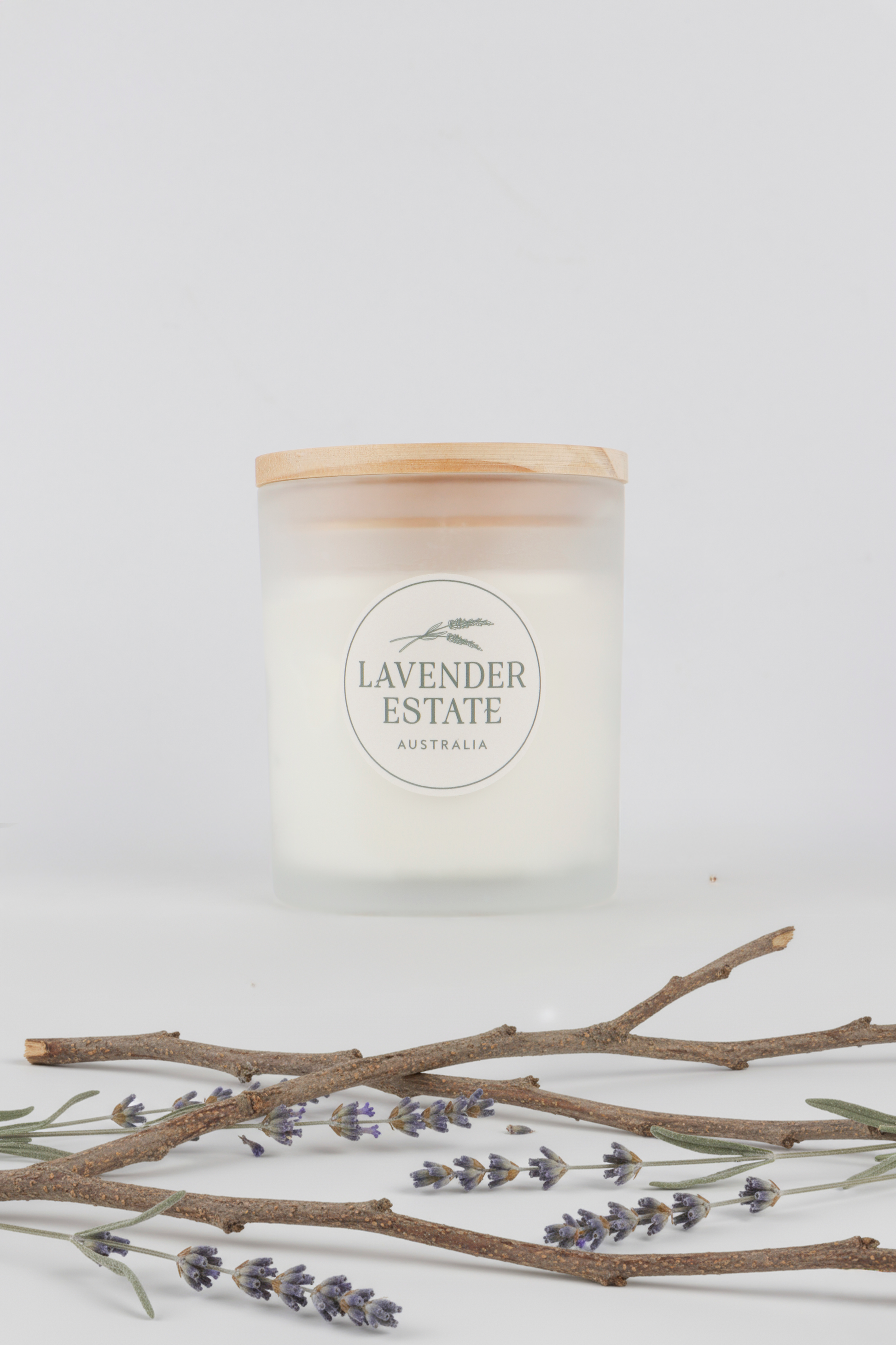 Lavender Forest Aromatherapy Beeswax Candle