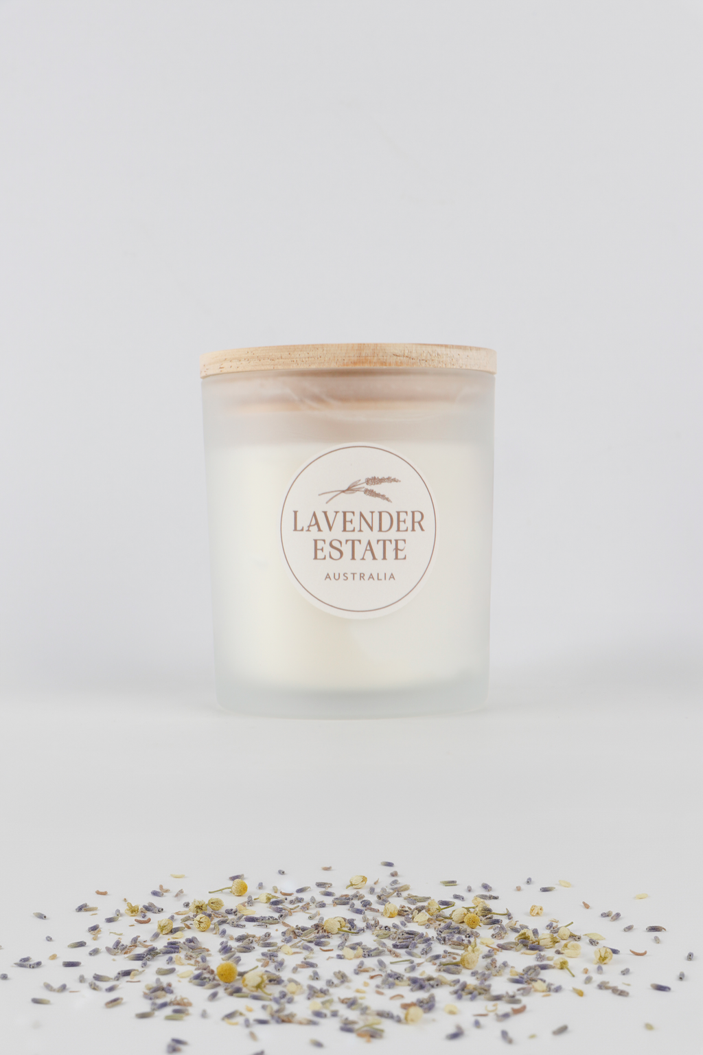 Lavender & Chamomile Aromatherapy Beeswax Candle