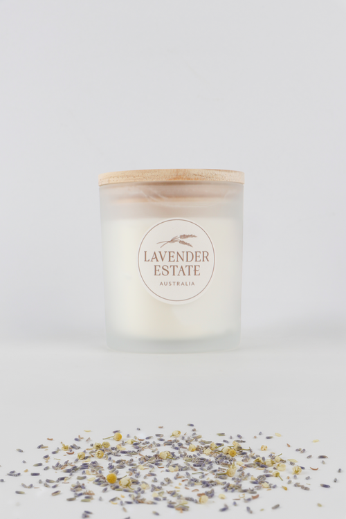 Lavender & Chamomile Aromatherapy Beeswax Candle