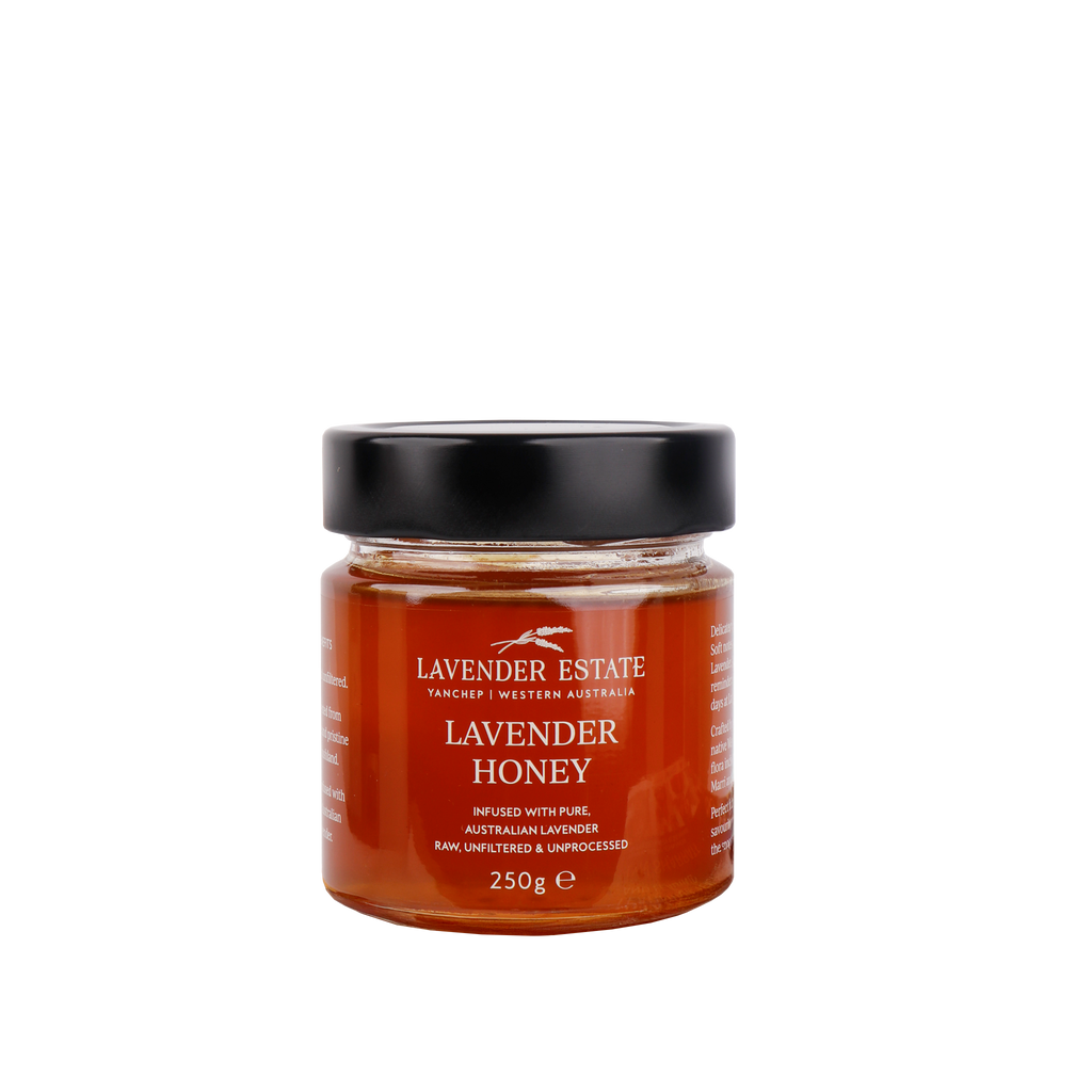 Jar of Lavender Estate lavender honey